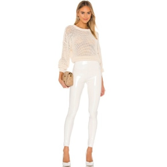 Commando Patent Leather Vinyl Pants High Waist Shiny Leggings Size